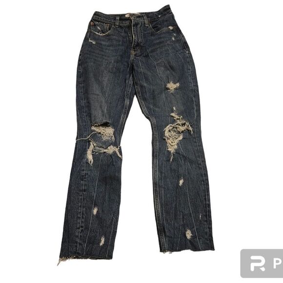 Abercrombie & Fitch High Rise Mom Jean Curve Love - Picture 2 of 4